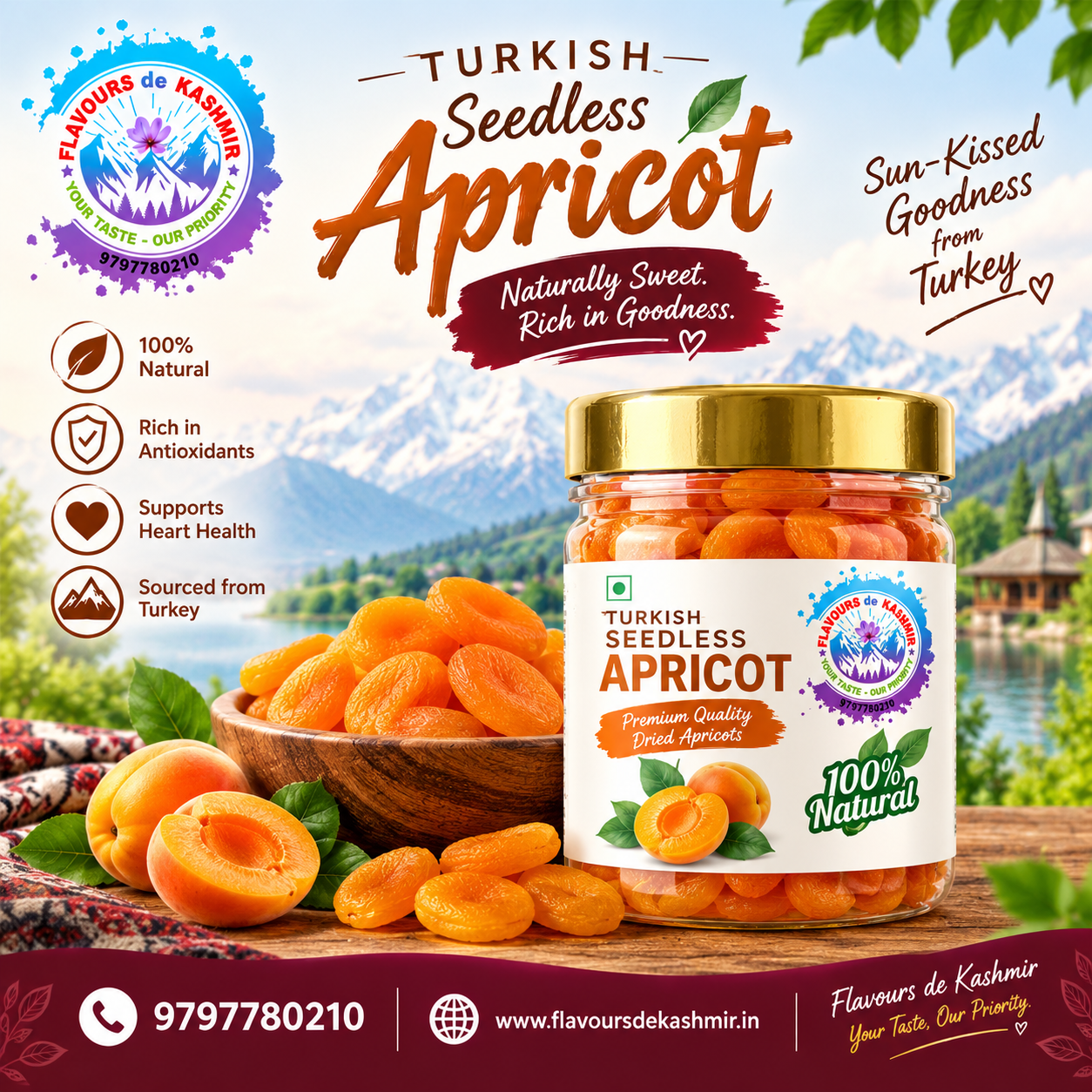 Turkish Seedless Apricot